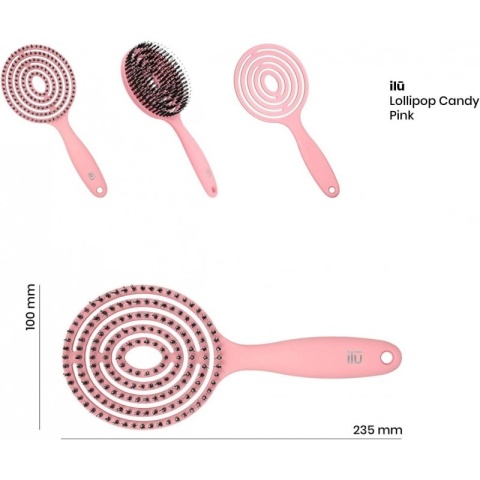 Szczotka do masażu, do rozczesywania, do suszenia z włosiem