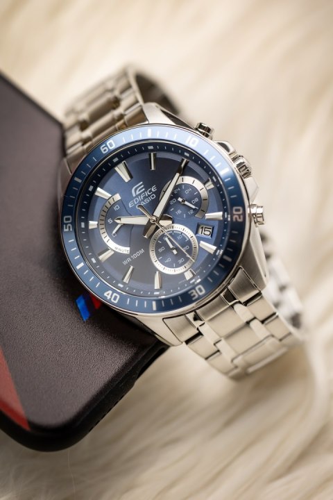 ZEGAREK MĘSKI CASIO EDIFICE EFR-552D-2AVUDF - 10ATM (zd094d) + BOX