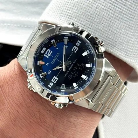 ZEGAREK MĘSKI CASIO AMW-870DA-2A1 + BOX