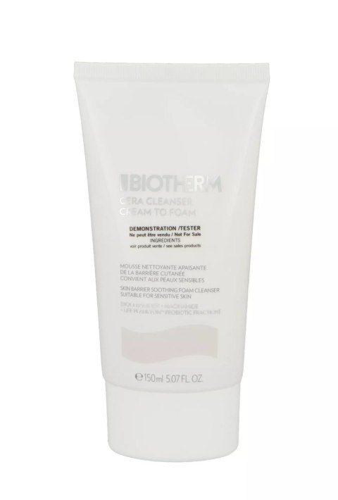Tester Biotherm Cera Cleaneser Cream To Foam Cleanser 150ml