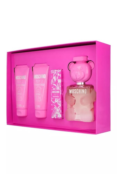 Zestaw Moschino Toy 2 Bubble Gum Edt 100ml + Body Lotion 100ml + Shower Gel 100ml + Edt 10ml