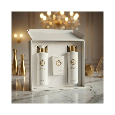 Lancome - La vie est belle | Inspirowany zestaw prezentowy francuskie perfumy, balsam i żel