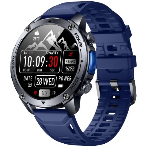 SMARTWATCH MĘSKI GRAVITY GT34-1 - AMOLED, DODATKOWY PASEK (sg060a)