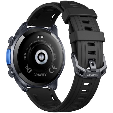 SMARTWATCH MĘSKI GRAVITY GT34-1 - AMOLED, DODATKOWY PASEK (sg060a)