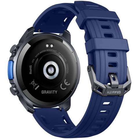SMARTWATCH MĘSKI GRAVITY GT34-1 - AMOLED, DODATKOWY PASEK (sg060a)
