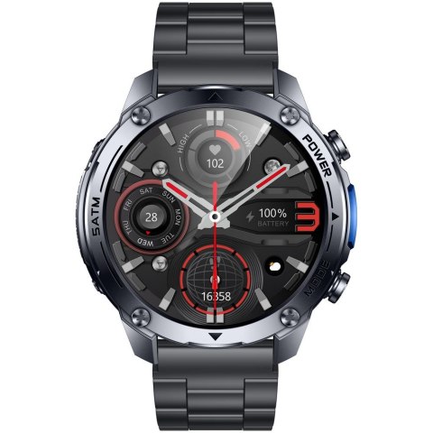 SMARTWATCH MĘSKI GRAVITY GT34-2 - AMOLED, DODATKOWA BRANSOLETA (sg060b)