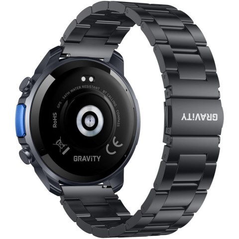 SMARTWATCH MĘSKI GRAVITY GT34-2 - AMOLED, DODATKOWA BRANSOLETA (sg060b)