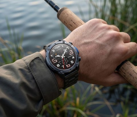 SMARTWATCH MĘSKI GRAVITY GT34-2 - AMOLED, DODATKOWA BRANSOLETA (sg060b)