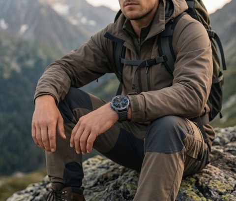 SMARTWATCH MĘSKI GRAVITY GT34-2 - AMOLED, DODATKOWA BRANSOLETA (sg060b)