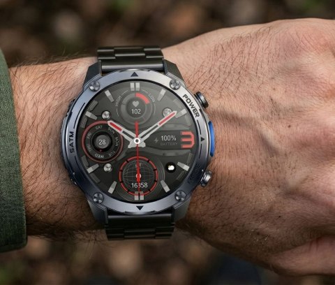 SMARTWATCH MĘSKI GRAVITY GT34-2 - AMOLED, DODATKOWA BRANSOLETA (sg060b)