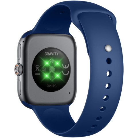 SMARTWATCH MĘSKI GRAVITY GT29-2 - ROZMOWY BLUETOOTH, DODATKOWY PASEK (sg057b)