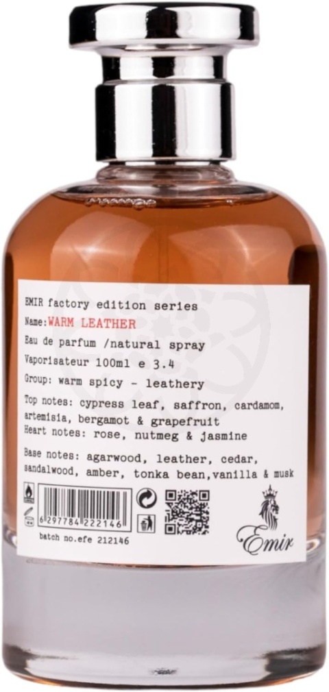Arabskie Perfumy Emir Warm Leather Factory Edition – 100 ml