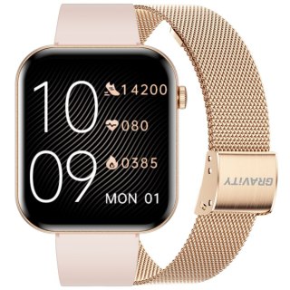 SMARTWATCH DAMSKI GRAVITY GT45-2- DODATKOWA BRANSOLETA (sg059b)