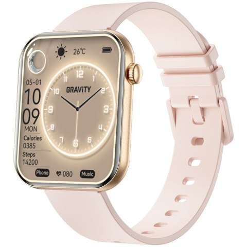 SMARTWATCH DAMSKI GRAVITY GT45-2- DODATKOWA BRANSOLETA (sg059b)