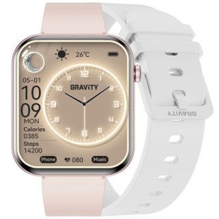 SMARTWATCH DAMSKI GRAVITY GT45-3- DODATKOWY PASEK (sg059c)