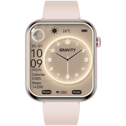 SMARTWATCH DAMSKI GRAVITY GT45-3- DODATKOWY PASEK (sg059c)