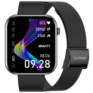 SMARTWATCH MĘSKI GRAVITY GT45-5- DODATKOWA BRANSOLETA (sg059e)