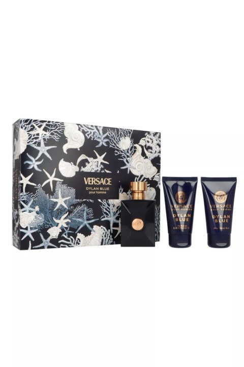 Zestaw Versace Dylan Blue Pour Homme Edt 50ml + Shower Gel 50ml + After Shave Balm 50ml