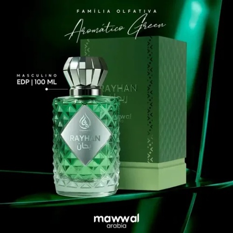 Arabskie Perfumy Mawwal Rayhan z Dubaju | Intensywny Zapach Unisex