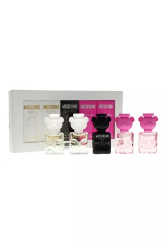 Zestaw Moschino Miniatures Collection Toy 2 Bubble Gum Edt 5ml x2 + Toy 2 Edp 5ml x2 + Toy Boy Edp 5ml