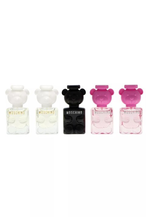 Zestaw Moschino Miniatures Collection Toy 2 Bubble Gum Edt 5ml x2 + Toy 2 Edp 5ml x2 + Toy Boy Edp 5ml