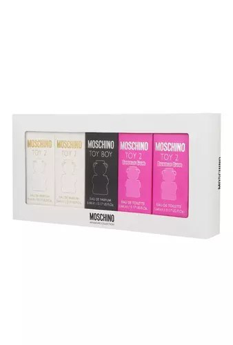 Zestaw Moschino Miniatures Collection Toy 2 Bubble Gum Edt 5ml x2 + Toy 2 Edp 5ml x2 + Toy Boy Edp 5ml