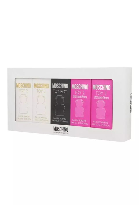 Zestaw Moschino Miniatures Collection Toy 2 Bubble Gum Edt 5ml x2 + Toy 2 Edp 5ml x2 + Toy Boy Edp 5ml