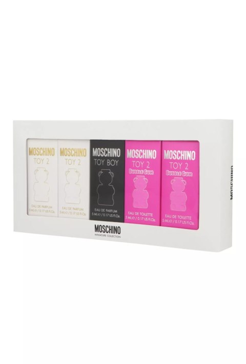 Zestaw Moschino Miniatures Collection Toy 2 Bubble Gum Edt 5ml x2 + Toy 2 Edp 5ml x2 + Toy Boy Edp 5ml
