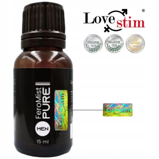Feromony męskie bezzapachowe LoveStim FeroMist PURE 15 ml
