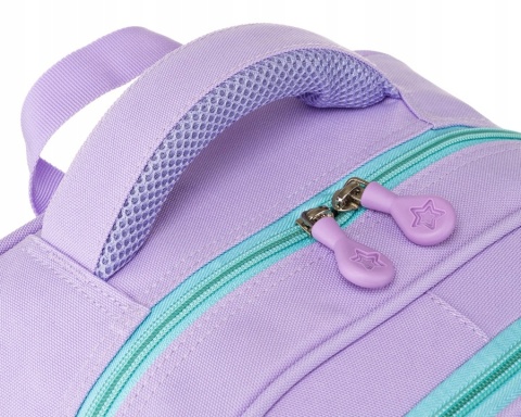 Plecak szkolny fioletowy Peterson – pojemny plecak