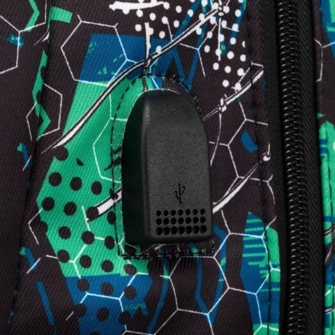 Sportowy, szkolny plecak z miejscem na laptopa Peterson USB 25L – lekki plecak do szkoły