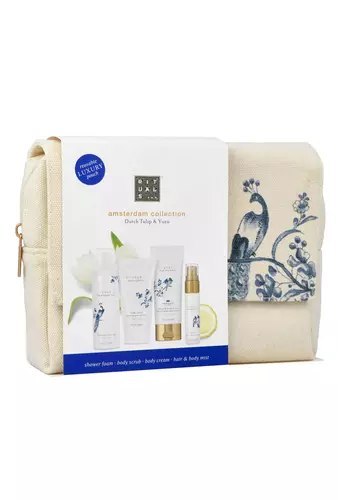 Zestaw Rituals Amsterdam Collection Medium Body Cream 70ml + Foaming Shower Gel 50ml + Body Scrub 70ml + Body Mist 20ml + Pouch