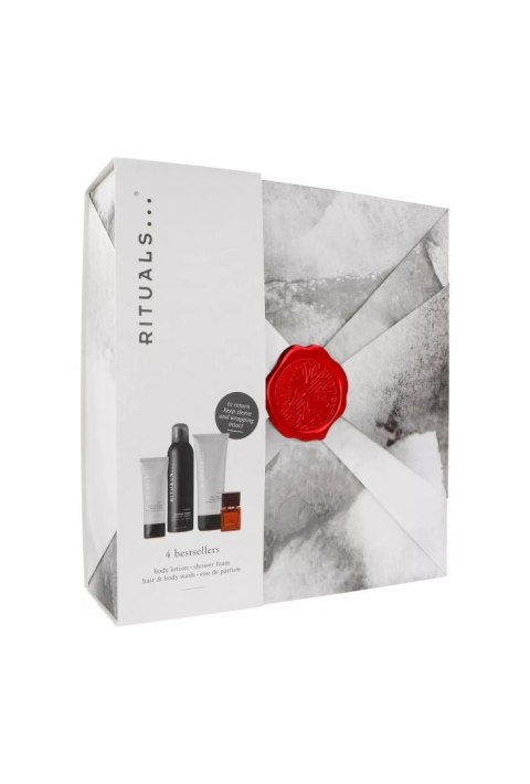 Zestaw Rituals The Ritual Of Homme - Medium 2025: Edp 15ml + Shower Foaming 200ml + Shampoo 70ml + Face Scrub 125ml