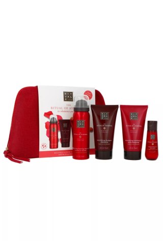 Zestaw Rituals The Ritual of Ayurveda Shampoo 70ml + Conditioner 70ml + Foaming Shower Gel 50ml + Dry Body and Hair Oil 30 ml + 