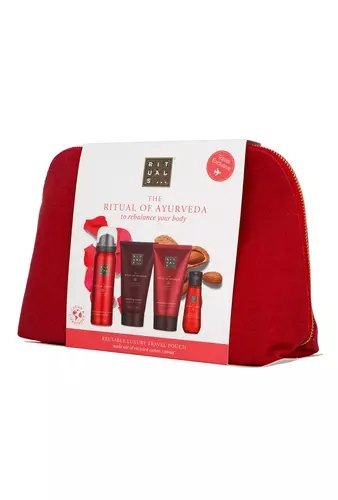Zestaw Rituals The Ritual of Ayurveda Shampoo 70ml + Conditioner 70ml + Foaming Shower Gel 50ml + Dry Body and Hair Oil 30 ml + 