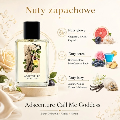 Adscenture Call Me Goddess Extrait De Parfum Unisex 100 ml