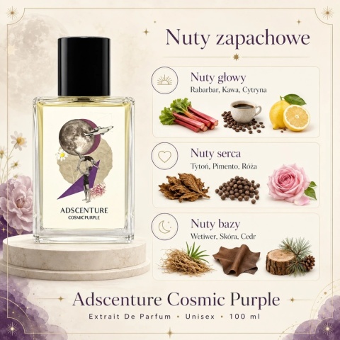 Adscenture Cosmic Purple Extrait De Parfum Unisex 100 ml