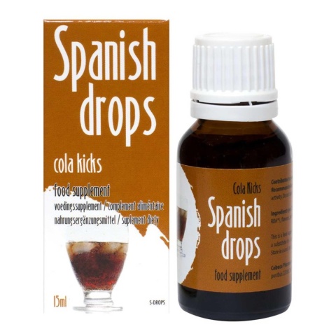 Energetyzujące krople Spanish Drops Cola Kicks o smaku coli 15 ml Cobeco