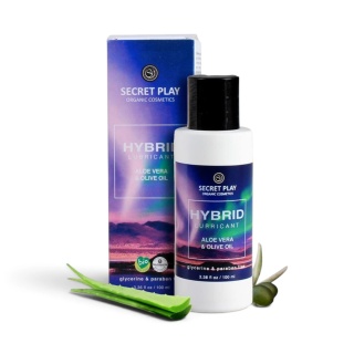 Hybrydowy lubrykant organiczny z aloesem Secret Play 100 ml – naturalne nawilżenie i komfort