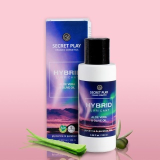 Hybrydowy lubrykant organiczny z aloesem Secret Play 100 ml – naturalne nawilżenie i komfort