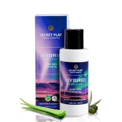 Hybrydowy lubrykant organiczny z aloesem Secret Play 100 ml – naturalne nawilżenie i komfort