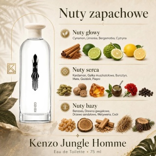 Kenzo Jungle Homme EDT 75 ml męska woda toaletowa