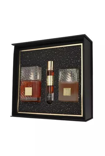 Zestaw Lattafa Khamrah Edp 100ml + Edp 12ml + Hair Mist 50ml