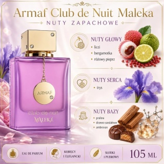 Armaf Club de Nuit Maleka EDP 105 ml – damskie perfumy arabskie