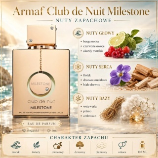Armaf Club de Nuit Milestone EDP 105 ml – arabskie perfumy unisex