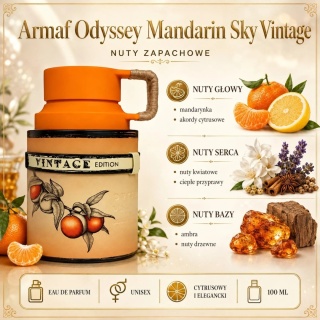 Armaf Odyssey Mandarin Sky Vintage EDP 100 ml – arabskie perfumy unisex