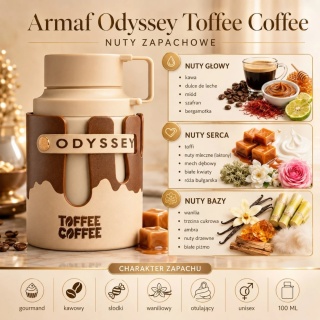 Armaf Odyssey Toffee Coffee EDP 100 ml – arabskie perfumy unisex