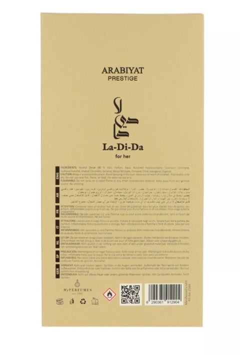 Arabiyat Prestige La Di Da For Her Edp 100ml