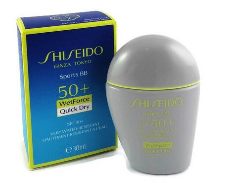 Shiseido Sun Sports Bb Spf50+ Tanning Fluid Foundation Medium Dark 30ml