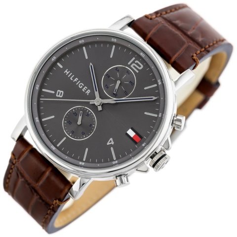 Zegarek męski Tommy Hilfiger Daniel 1710416 na brązowym pasku